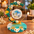 Custom Floral Resin Display Plaque
